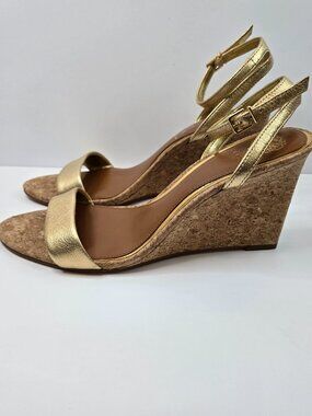 Vince Camuto | Gold strap sandals - size 10